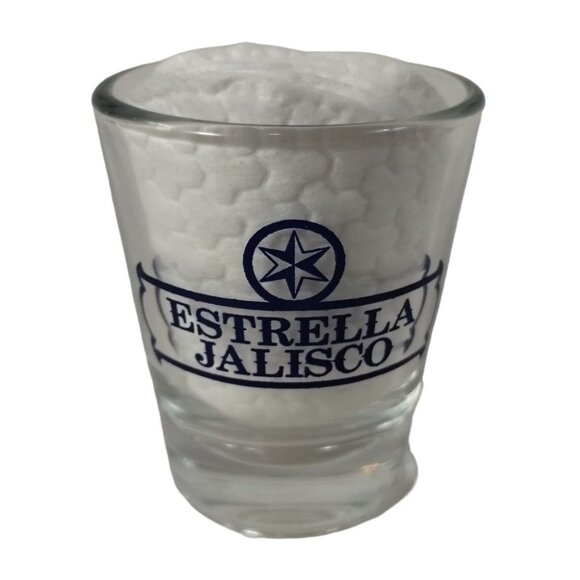 Estrella Jalisco Collectible Shot Glass Beer Cerveza Breweriana Barware - Picture 1 of 3